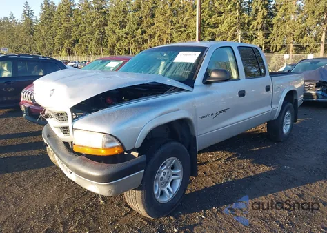 2001 Dodge Dakota Slt/Sport z USA, uszkodzony, nr VIN 1B7GG2AX81S127263